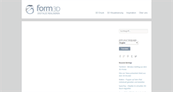 Desktop Screenshot of form3d.com