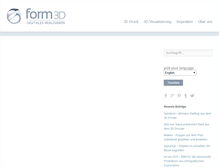 Tablet Screenshot of form3d.com